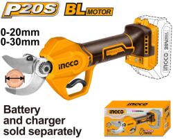  Foarfeca electrica 20V, diametru taiere 20/30mm, motor brushless, fara acumulator, INGCO CSSLI20308 (CSSLI20308) Foarfeca gard viu