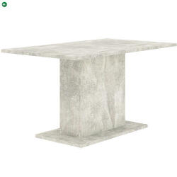  Modern Étkezőasztal Beton Színben. THEO 138x80 cm