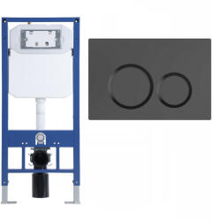 Welland M6601 Slim beépíthető fali WC tartály + nyomólap (G1201MB)