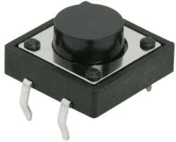  Mikrokapcsoló - Egykörös - 12x12x6 mm