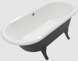 Villeroy & Boch Hommage térben álló kád 177.1x77.1 cm ovális fehér-fekete UBQ180HOM7WR7V-01 (UBQ180HOM7WR7V01)