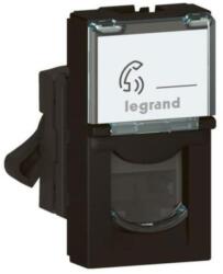 Legrand Priza Date RJ45 CAT6 FTP 1M Legrand Mosaic negru mat 079162L (079162L)