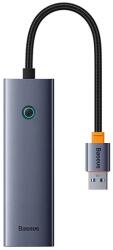 Baseus UltraJoy 4 az 1-ben Hub USB-A+4xUSB 3.0 (űrszürke) (B0005280A813-02) - jatekotthon