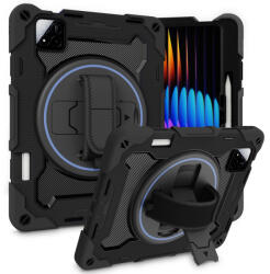 Xiaomi Tech-Protect Solid Xiaomi Pad 7 / 7 Pro tablet tok kitámasztóval, fekete - phoner