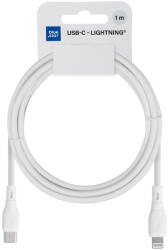 Blue Star ECO 2, 4 A 27 W USB-C és Lightning kábel PJ72-18-3, 1m, fehér (PJ72-18-3)