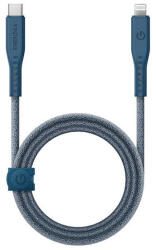 Energea Flow C94 USB-C / Lightning MFI szövet gyorstöltő- és adatkábel, 1.5m, 60W, 3A, kék (CBL-FLCL-BLU150M)
