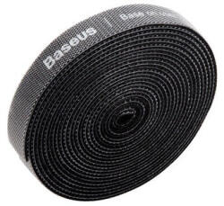 Baseus Rainbow Circle kábelrendező tépőzáras szalag, 3m, fekete