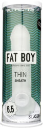 Perfect Fit Brand - Fat Boy Thin - пенисен ръкав (17 см, бял)