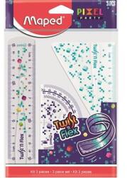 Maped Pixel Party Twist'n Flex Vonalzó készlet (3 darabos) (981835) (981835)