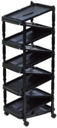 4home Pantofar Zip 10 negru, 36 x 30 x 94 cm, negru Pantofar