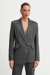 BOSS zakó szürke, mintás, egysoros gombolású, 50545978 - szürke 42