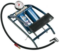 SKS Germany Twin Air acél lábpumpa, minden szeleptípushoz, 5 bar, kék