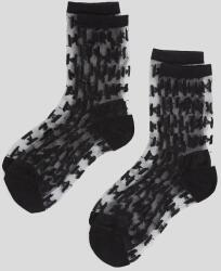 Karl Lagerfeld zokni 2 pár fekete, A3W47032 - fekete Univerzális méret