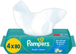 Pampers Fresh Clean Nedves Törlőkendő, 4 Csomag/320 db