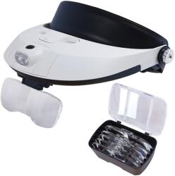  Fejpántos nagyító 2x LED világítással, 3.5x nagyítással (v09016)