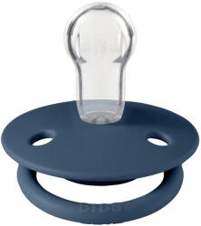 BIBS játszócumi - De Lux hipoallergén szilikon acélkék 1 db tasakban - vital24