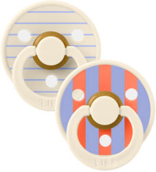 BIBS játszócumi - Studio PIN Colour natúr kaucsuk 6-18 hó krémfehér mix 2 db - vital24