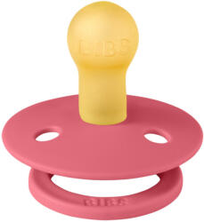 BIBS játszócumi - Colour natúr kaucsuk 0-6 hó korall 1 db tasakban - vital24