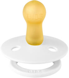 BIBS játszócumi - Colour natúr kaucsuk 6-18 hó hófehér 1 db tasakban - vital24