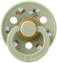 BIBS játszócumi - Studio Méhecskék Colour natúr kaucsuk 0-6 hó zsálya 1db tasakban - vital24