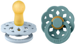 BIBS játszócumi - Boheme natúr kaucsuk 6-18 hó pasztellkék és óceán 2 db - vital24