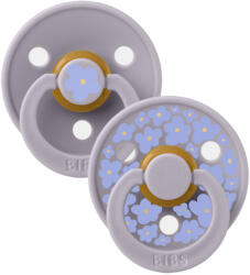 BIBS játszócumi - Studio Jázmin Colour natúr kaucsuk 0-6 hó pasztellszürke mix 2 db - vital24