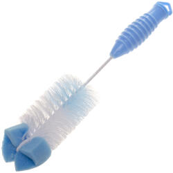 Baby Bruin BB szivacsos cumisüveg tisztító kefe kék