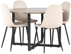  Étkezőgarnitúra Dallas 4054 (Bézs + Fekete)