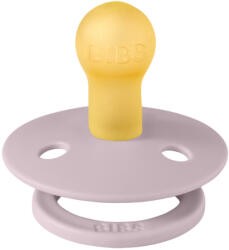 BIBS játszócumi - Colour natúr kaucsuk 0-6 hó hamvas lila 1 db tasakban - vital24