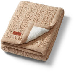  BabyOno babatakaró pamut/sherpa kötött 75x100cm bézs 1657 - vital24