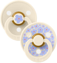 BIBS játszócumi - Studio Jázmin Colour natúr kaucsuk 6-18 hó krémfehér mix 2 db - vital24