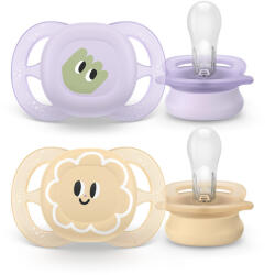 Philips játszócumi Ultra Start mintás 0-2hó lányos 2db - vital24