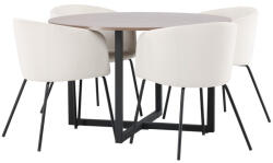 Étkezőgarnitúra Dallas 4052 (Krém + Fekete)