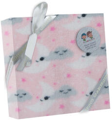 Gamberritos takaró - wellsoft 80x110cm hold/felhõ rózsaszín 10730