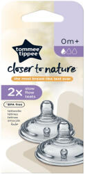  Tommee Tippee cumisüveg cumi CTN 2 db lassú folyású - vital24
