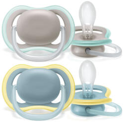 Philips játszócumi - ultra air 18hó neutral 2db - vital24