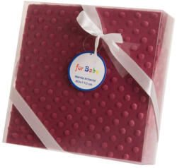  Gamberritos takaró plüss buborékos anyagú 80x110cm gránát 9999 - vital24