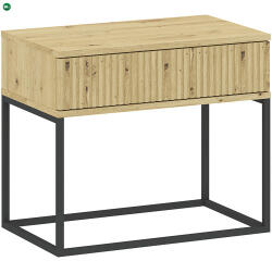 INTERMEBLE Éjjeliszekrény Tölgy Színben CADRO NR2 60 cm PUSH