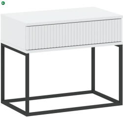 INTERMEBLE Éjjeliszekrény Fehér Színben CADRO NR2 60 cm PUSH