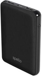 Spello Pocket Powerbank - 5000 mAh, Fekete