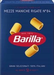 Barilla Tészta Barilla Mezze Maniche Rigate N. 84 500 g 100% Olasz Liszt (8076802085844)