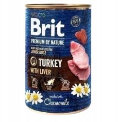 Brit Premium by Nature nedves kutyaeledel Adult 400g Pulykamáj/Rum
