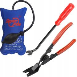 Super PDR Kárpiteltávolító Készlet Feszegetővastagok Csípőfogó Légpárna (szczypce-łomy-do-demontażu-spinek-auta-pro)