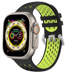 Cubenest Sports Apple Watch szíj, fekete-sárga (B01R1L02)