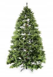 Mondex Karácsonyfa Santa Lila 240cm összecsukható zöld integrált Led (HIWJ1947-SW)