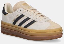 Adidas velúr sportcipő Gazelle Bold - bézs Női 36 - answear - 46 990 Ft