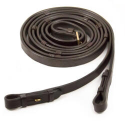 Schockemöhle Bőr kantár horoggal és csavarral Schockemöehle lovakhoz póni barna|sárga