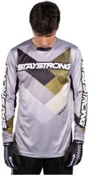 Stay Strong Férfi fürdőnadrág Stay Strong Chevron barna|szürke|zöld