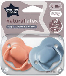  Tommee Tippee játszócumi Cherry latex 2 db 6-18hó - vitalcafe