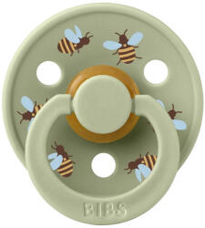 BIBS játszócumi - Studio Méhecskék Colour natúr kaucsuk 0-6 hó zsálya 1db tasakban - vitalcafe